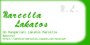marcella lakatos business card